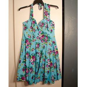 Hell Bunny Floral Dress - Adorable Sweetheart Top